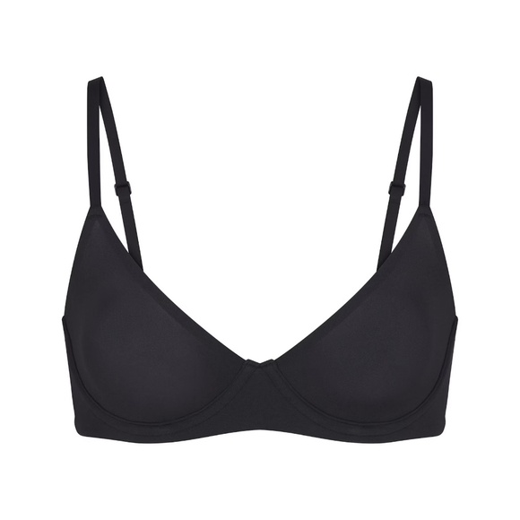NWT Skims Fits Everybody Unlined Demi Bra Onyx - Picture 1 of 4